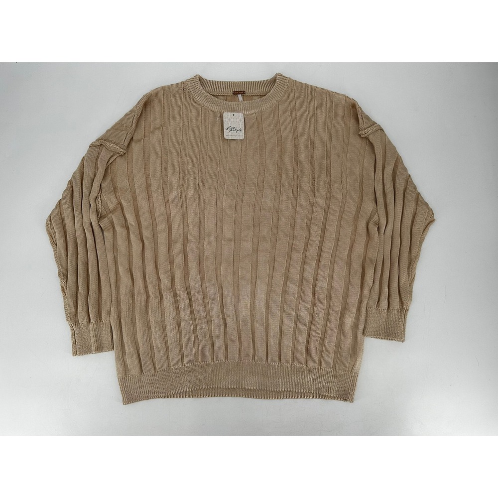 Free People Gold Jumper Sweater Women's Size Small